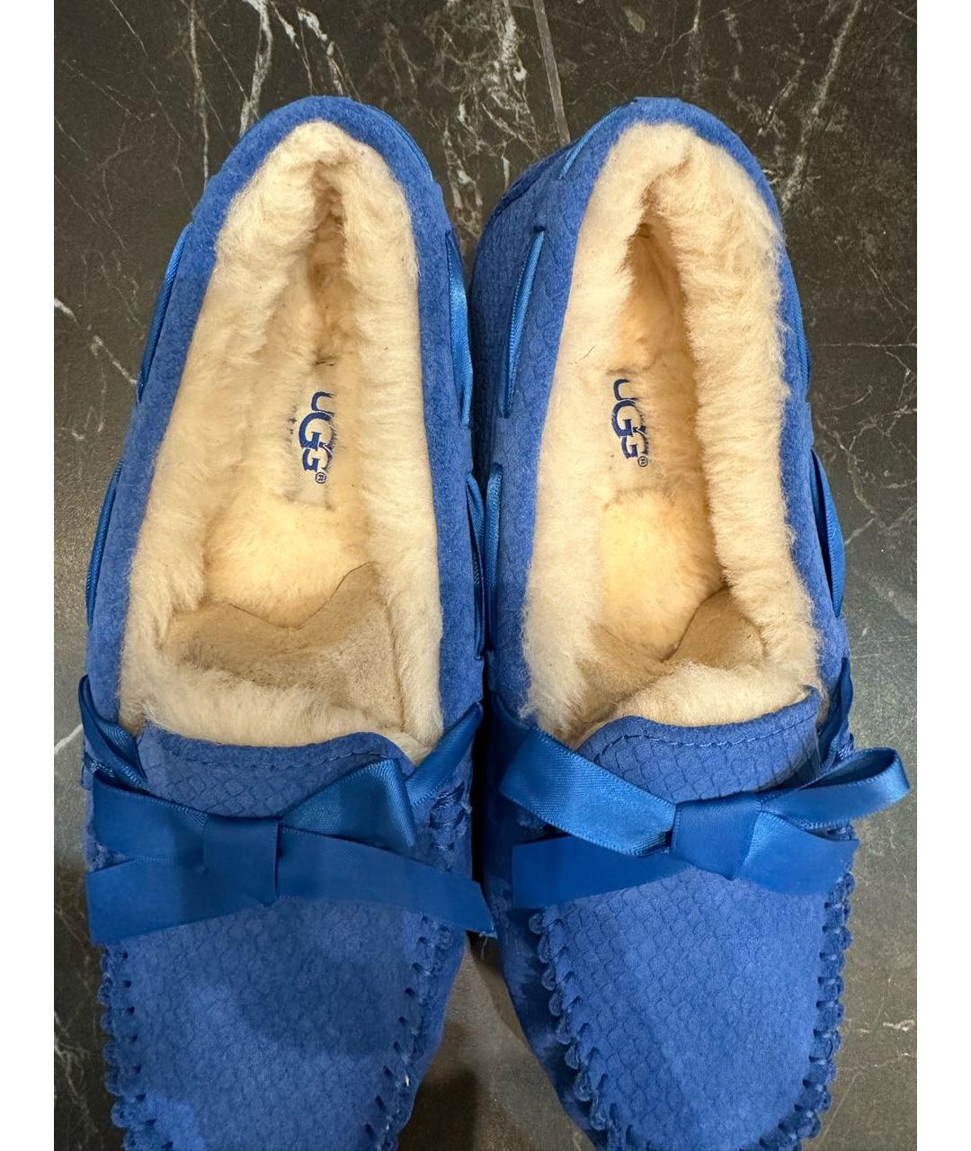 UGG AUSTRALIA Синие мокасины, фото 7