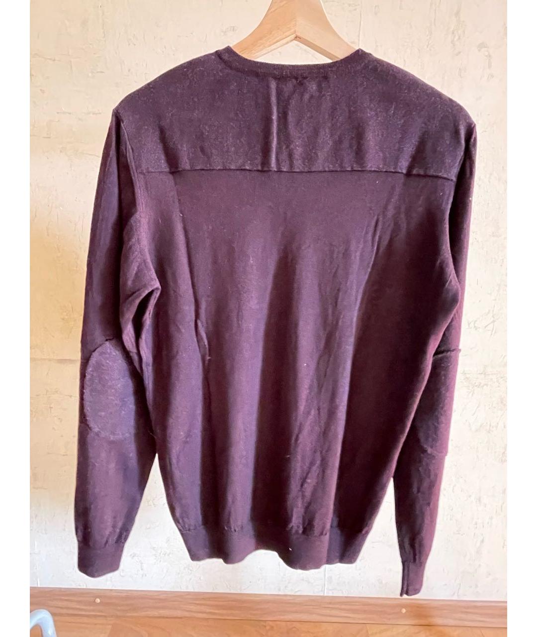 LANVIN Фиолетовый шерстяной джемпер / свитер, фото 2
