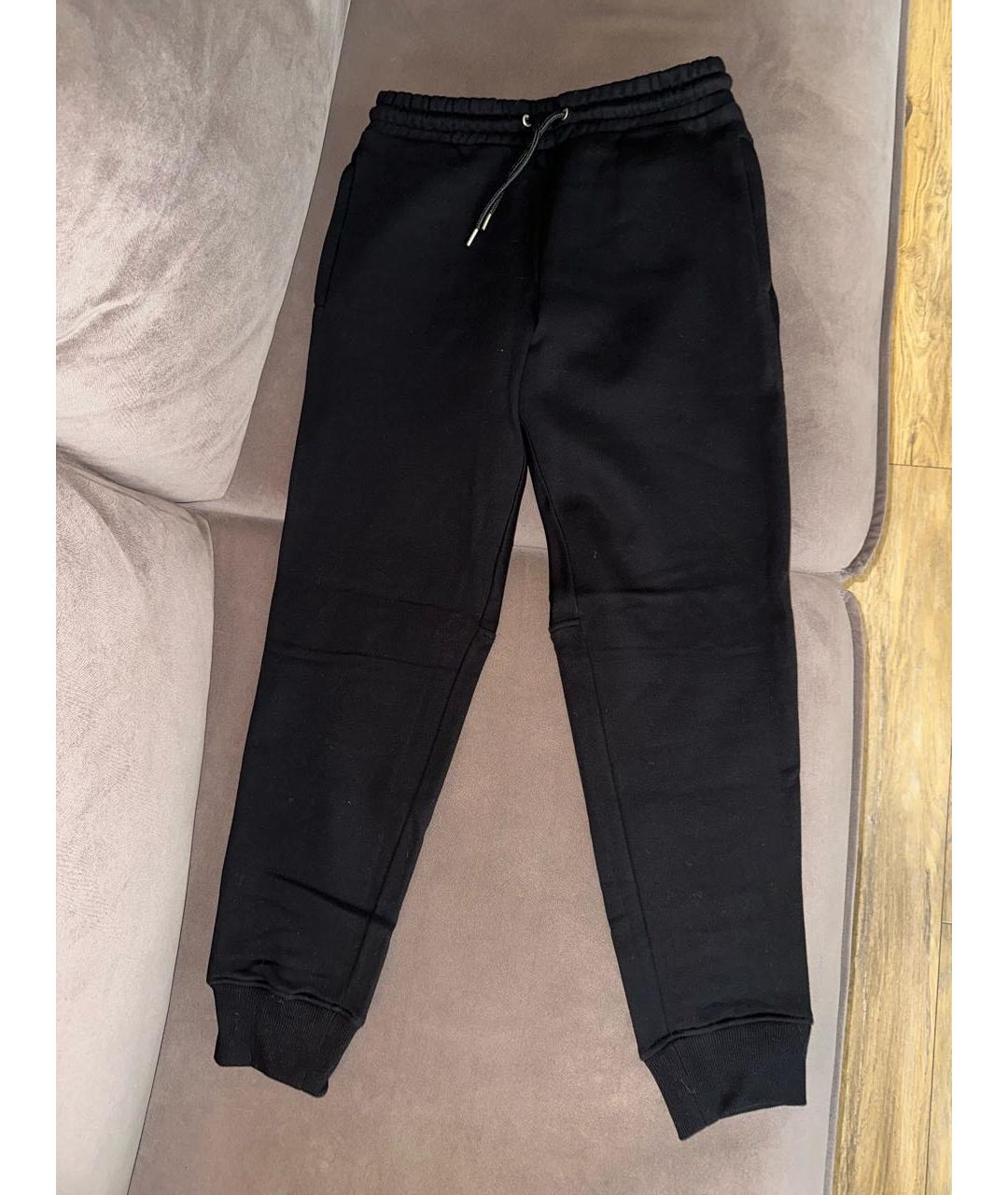 PACO RABANNE Черные хлопковые спортивные брюки и шорты, фото 5