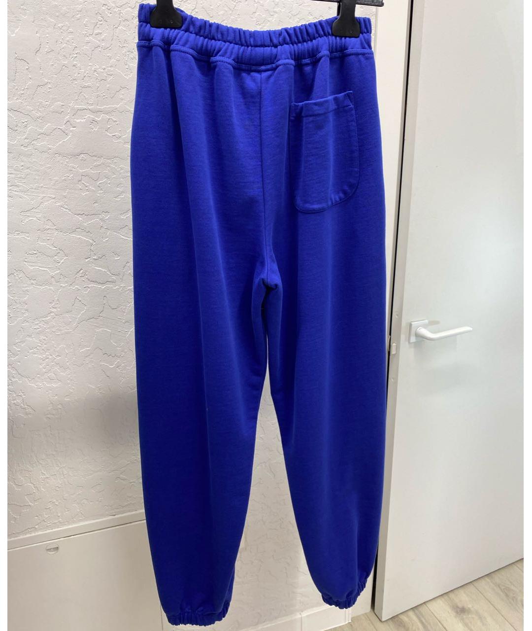 VETEMENTS Синие хлопковые спортивные брюки и шорты, фото 2