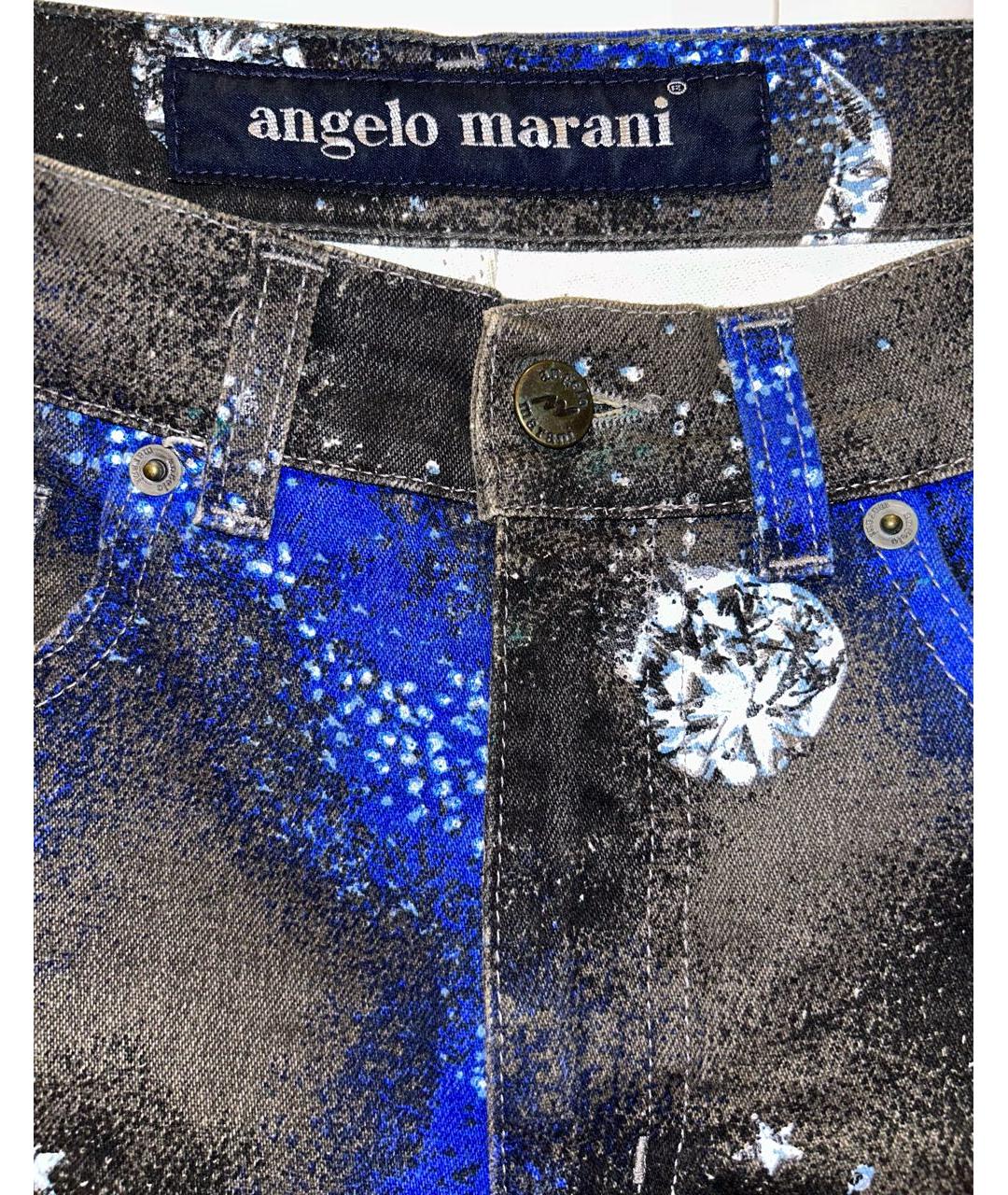 ANGELO MARANI Антрацитовые джинсы клеш, фото 3