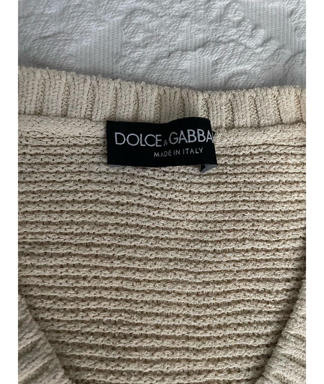 DOLCE&GABBANA Бежевый кардиган, фото 2