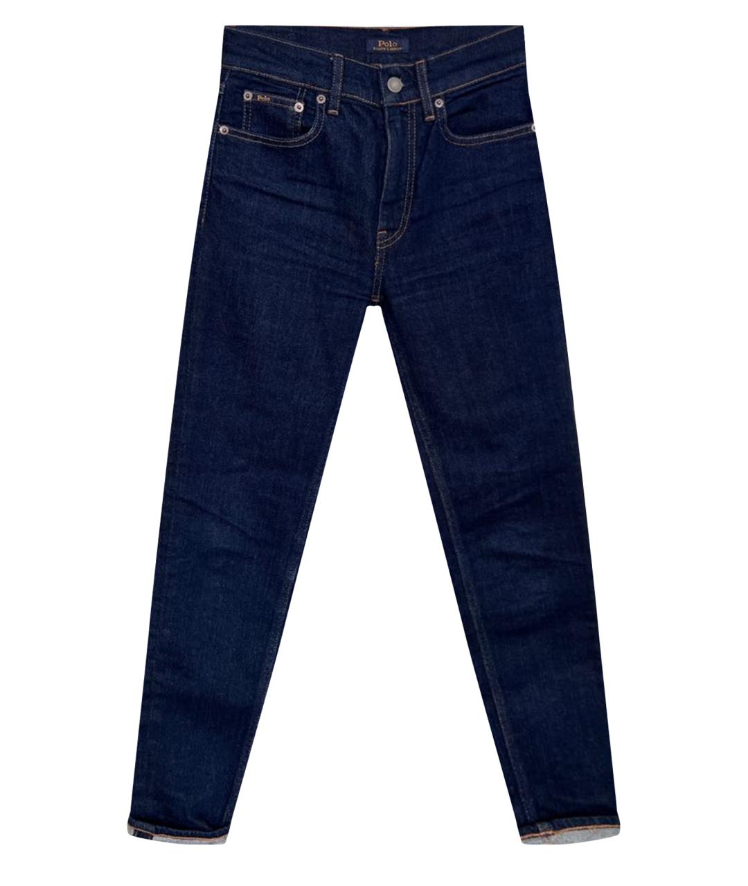 POLO RALPH LAUREN Темно-синие хлопковые прямые джинсы, фото 1