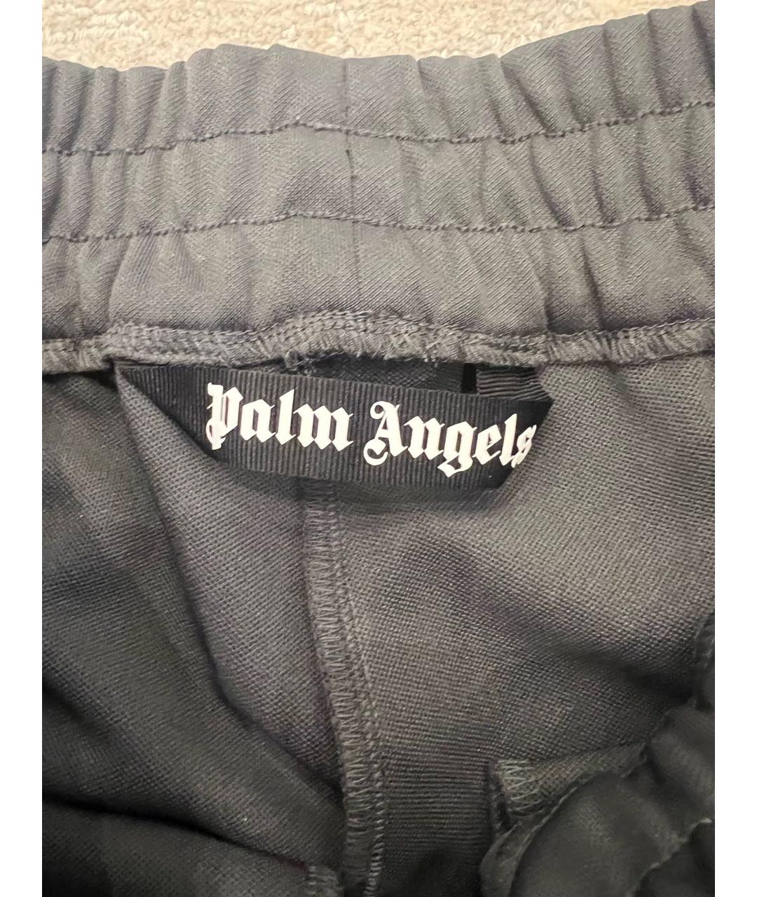 PALM ANGELS Антрацитовые полиэстеровые повседневные брюки, фото 3
