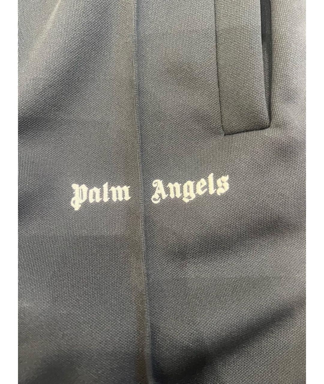 PALM ANGELS Антрацитовые полиэстеровые повседневные брюки, фото 4
