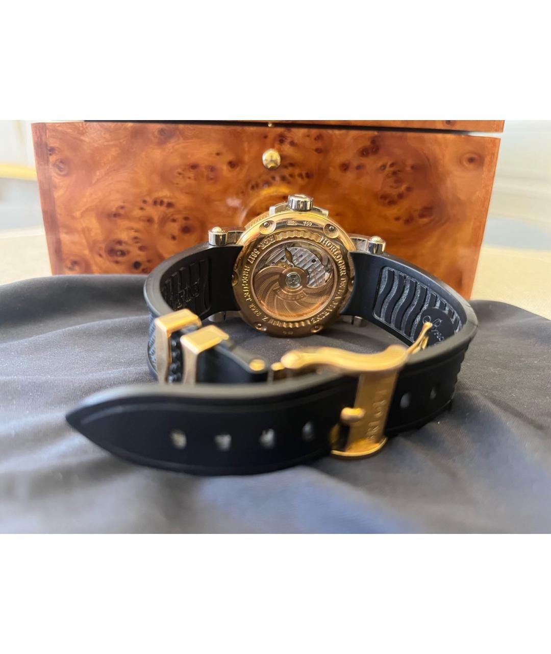 Breguet Черные часы из розового золота, фото 3