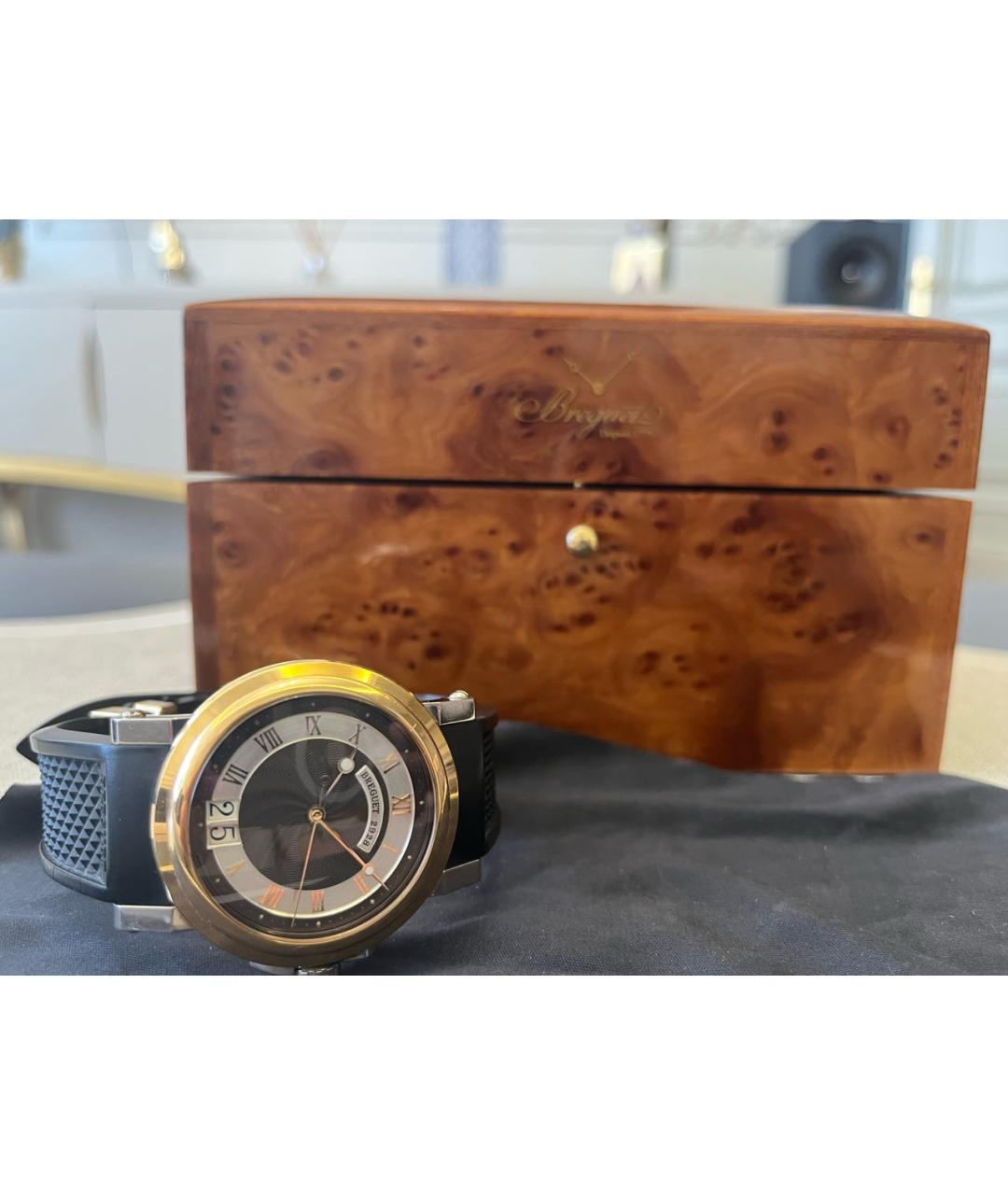 Breguet Черные часы из розового золота, фото 5