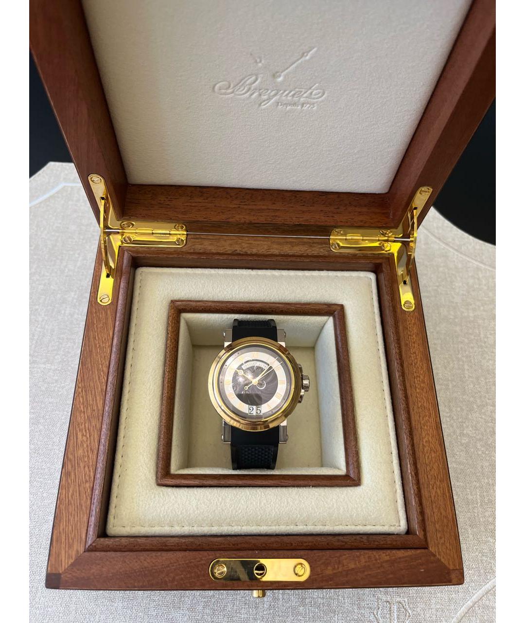 Breguet Черные часы из розового золота, фото 6