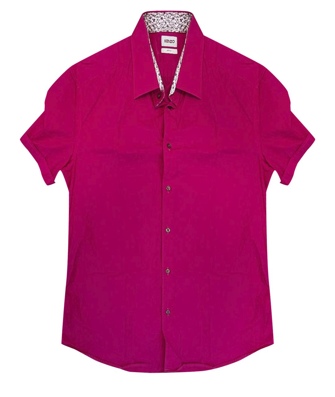 KENZO Красная хлопковая кэжуал рубашка, фото 1