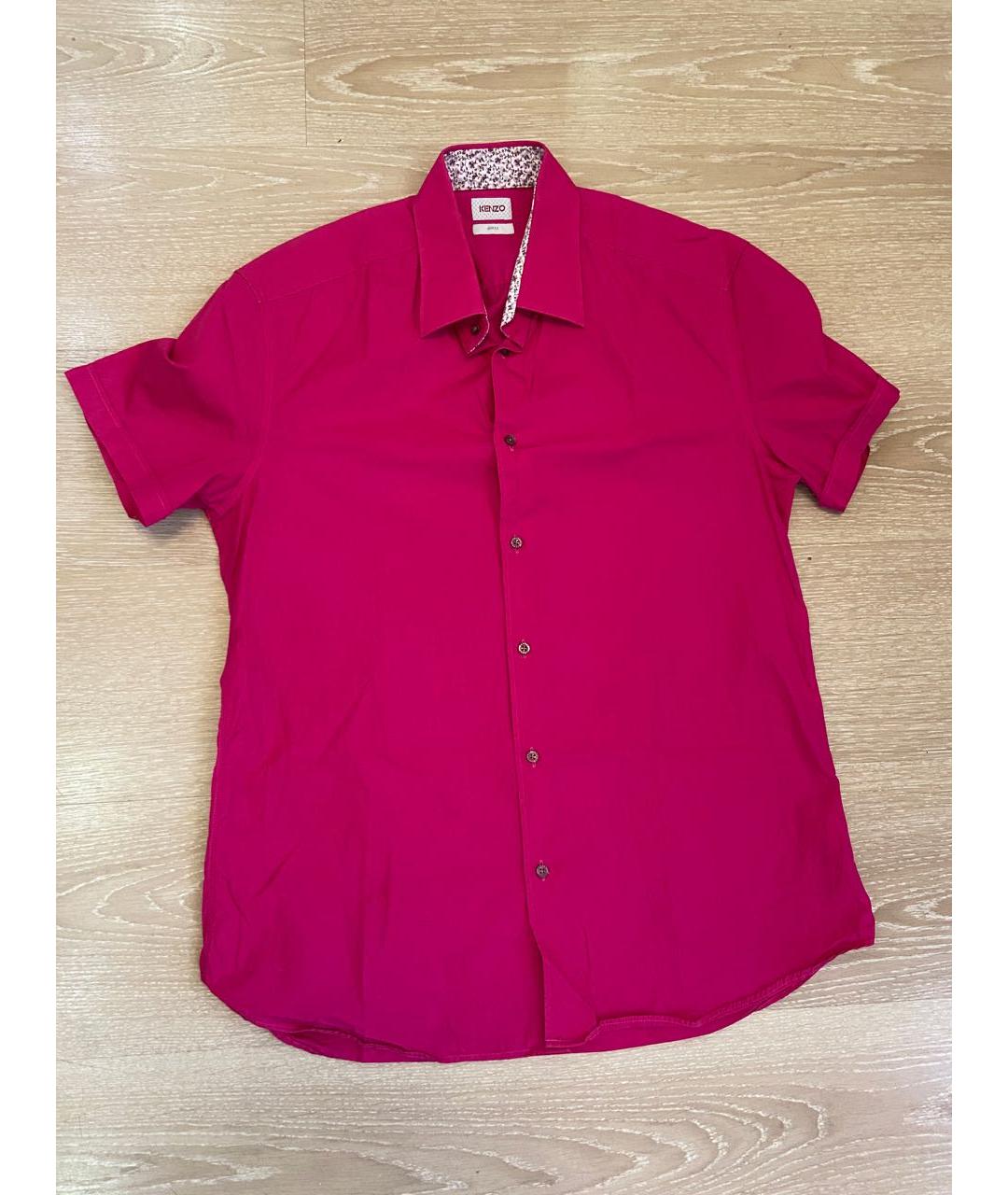 KENZO Красная хлопковая кэжуал рубашка, фото 4