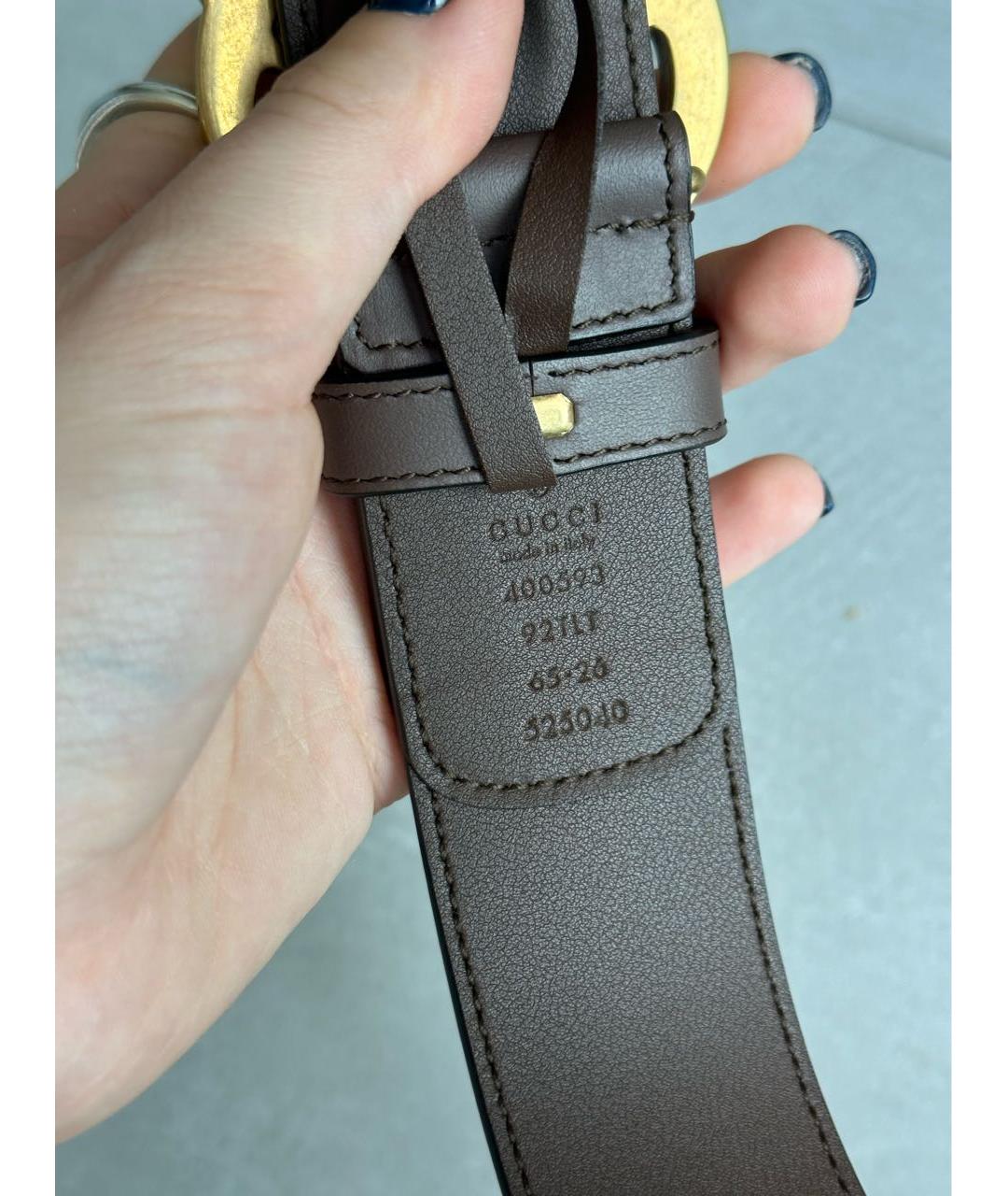 GUCCI Коричневый ремень, фото 3