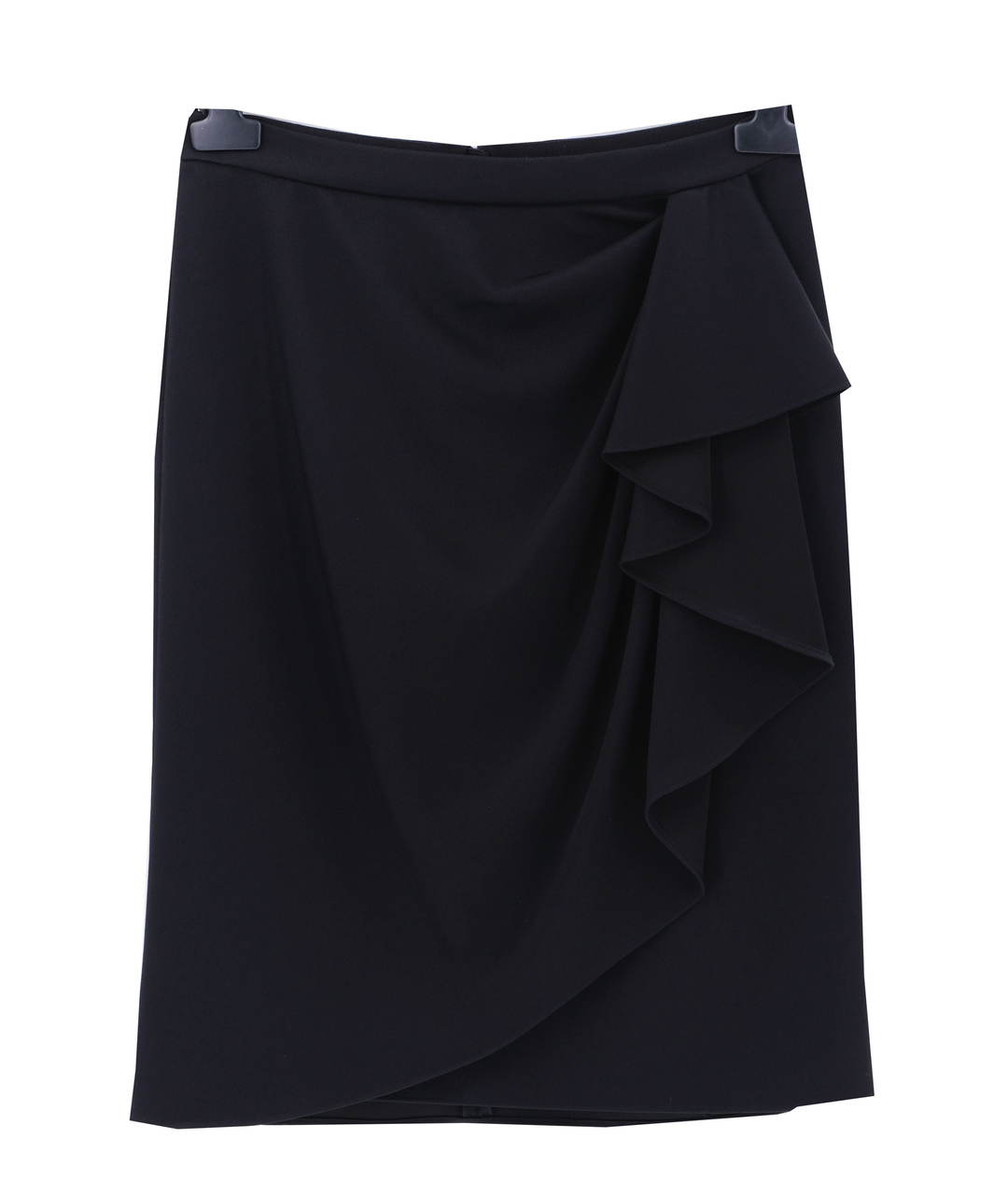 MOSCHINO Черная полиэстеровая юбка миди, фото 1