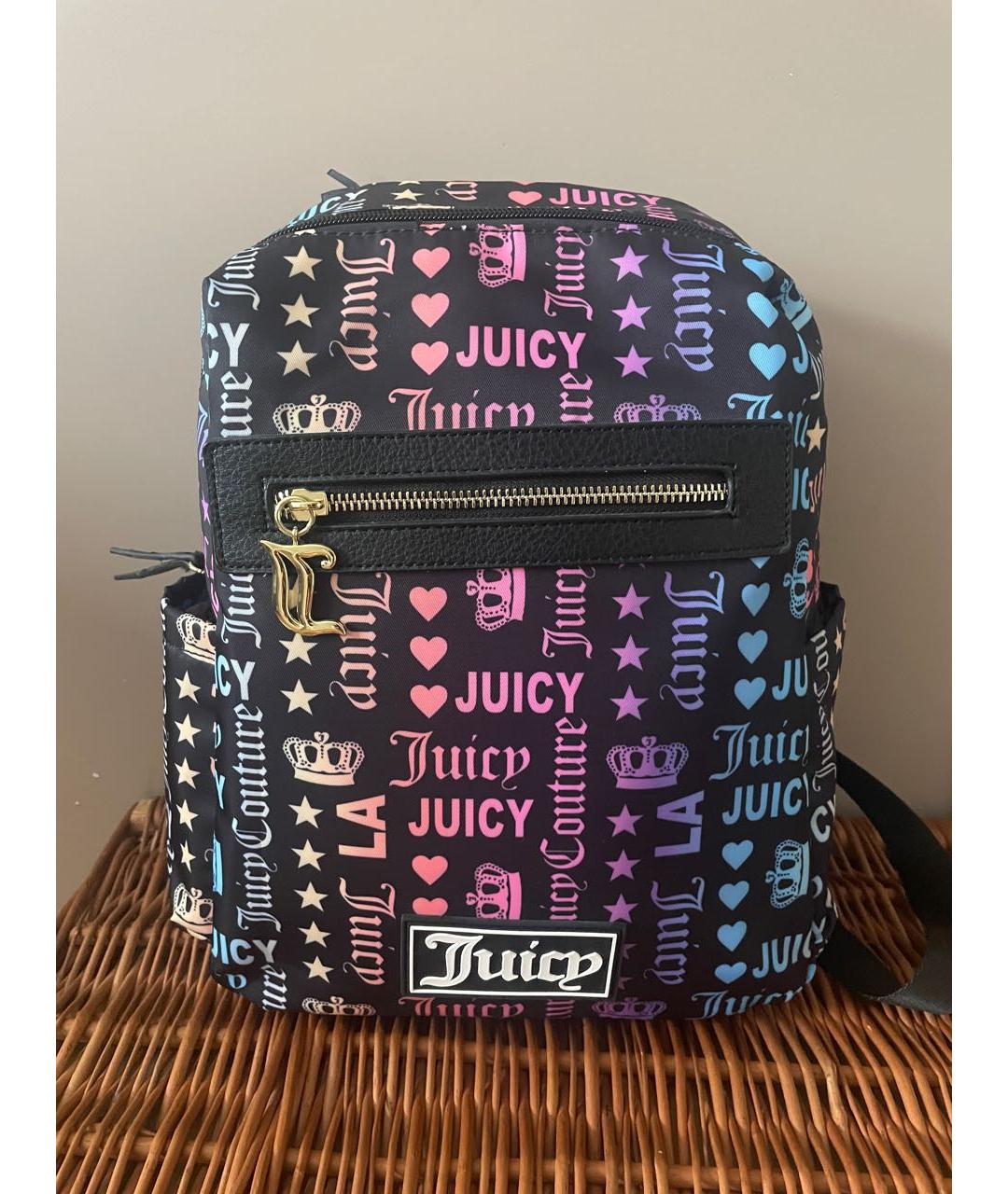 JUICY COUTURE Черный тканевый рюкзак, фото 5