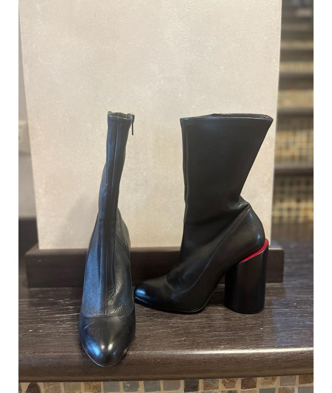 GIVENCHY Черные кожаные ботильоны, фото 6