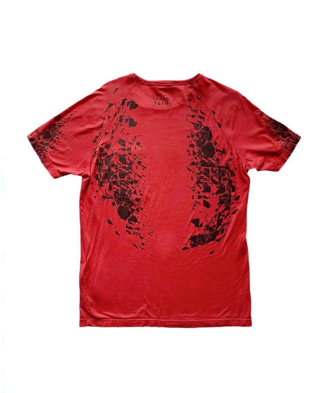 STONE ISLAND SHADOW PROJECT Красная хлопковая футболка, фото 3