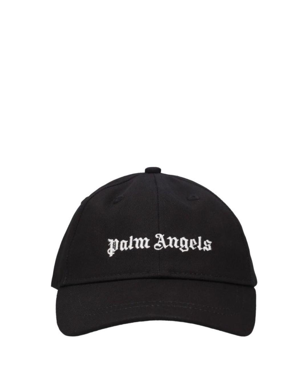 PALM ANGELS Черная хлопковая кепка/бейсболка, фото 1