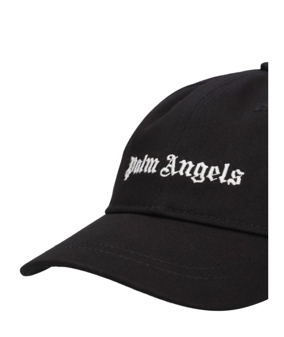 PALM ANGELS Черная хлопковая кепка/бейсболка, фото 2