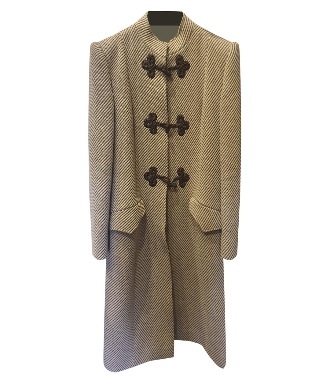 VALENTINO Серое шерстяное пальто, фото 1