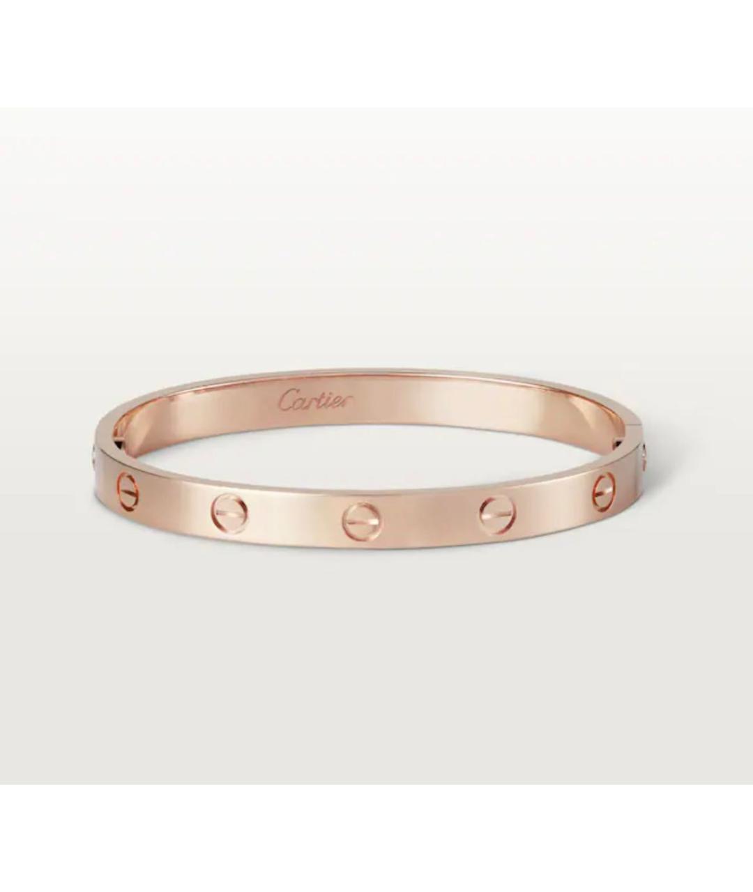 CARTIER Розовый браслет из розового золота, фото 5