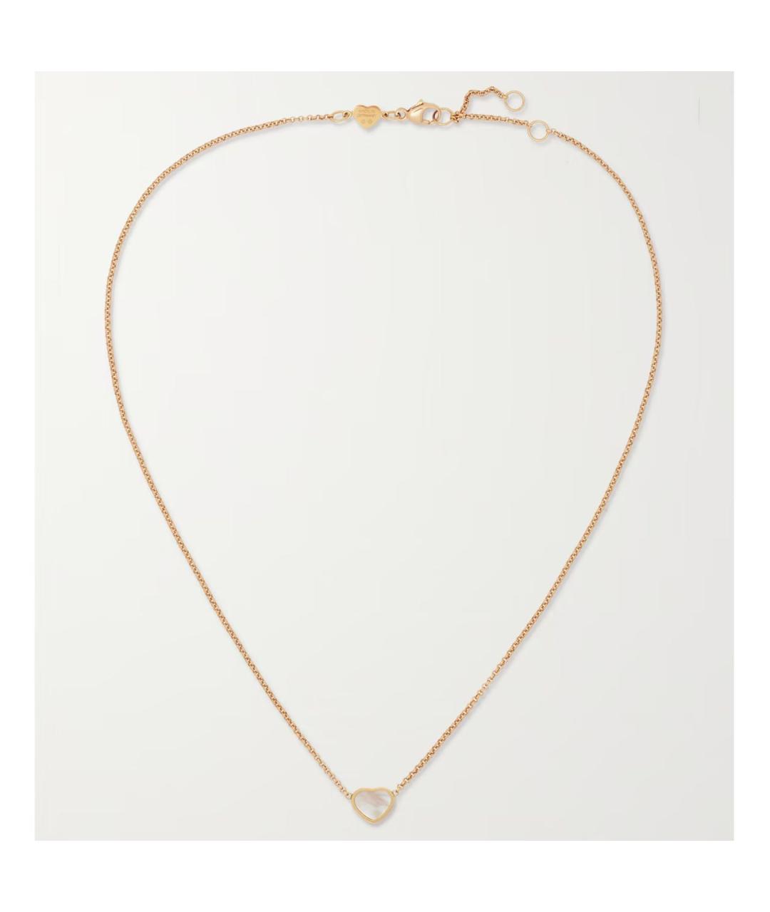 CHOPARD Бежевое колье из розового золота, фото 3