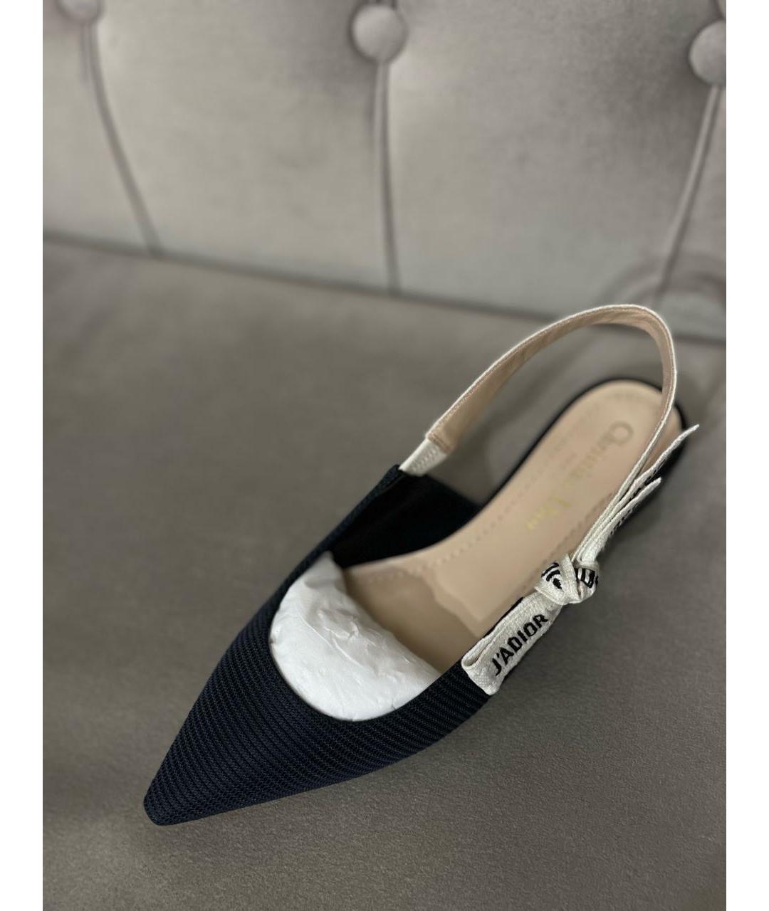 CHRISTIAN DIOR Черные балетки, фото 3