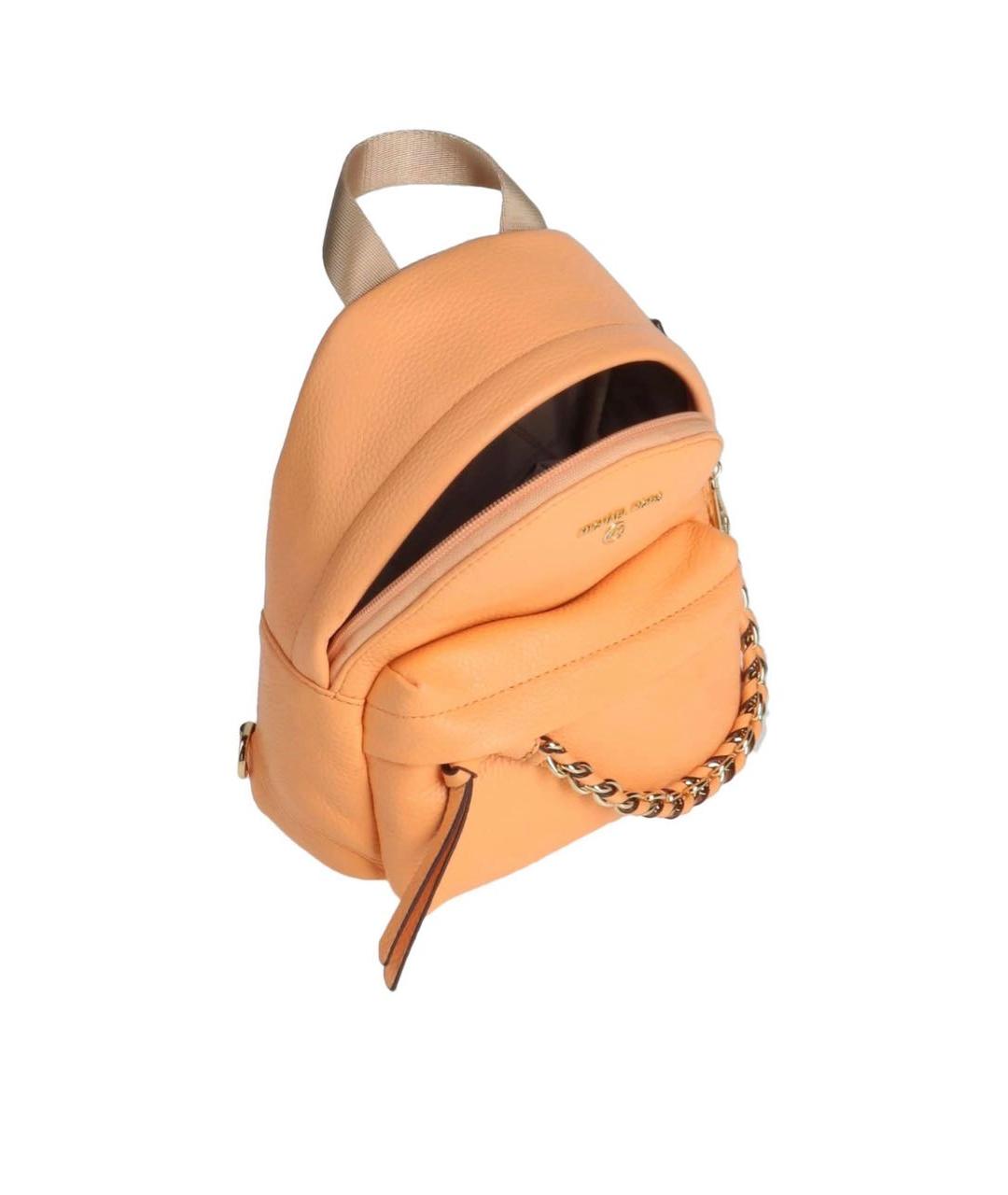 MICHAEL KORS Коралловый кожаный рюкзак, фото 2