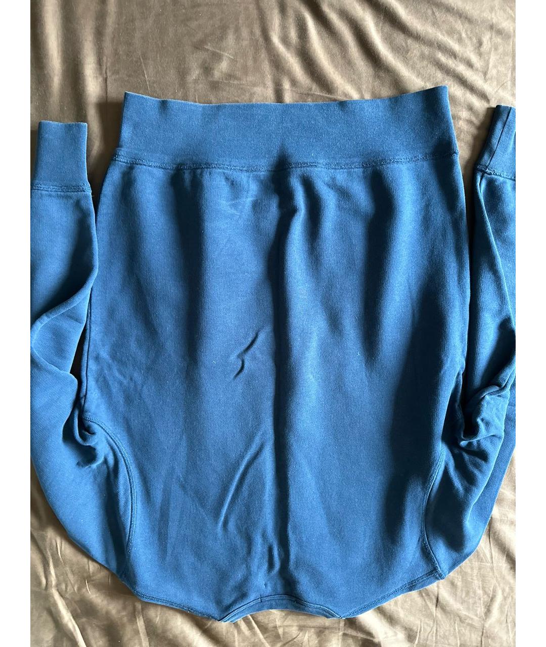 ALEXANDER MCQUEEN Синий хлопковый джемпер / свитер, фото 2