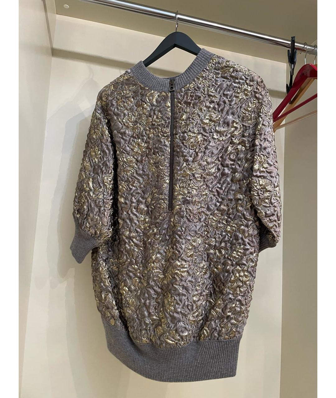 DOLCE&GABBANA Серый ацетатный кардиган, фото 2