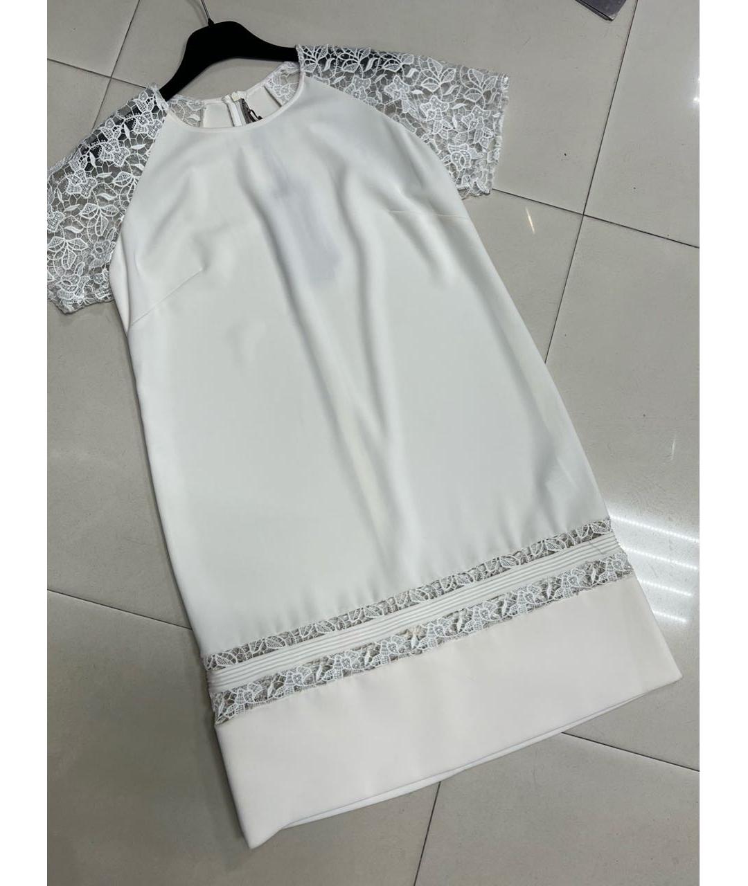 ERMANNO SCERVINO Белое вискозное коктейльное платье, фото 2
