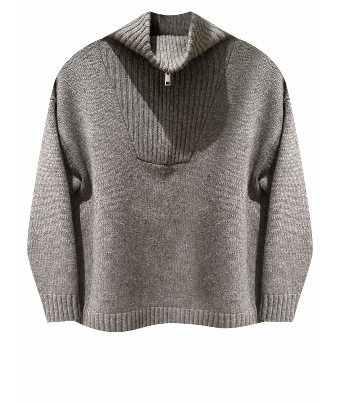 12 STOREEZ Серый кашемировый джемпер / свитер, фото 1