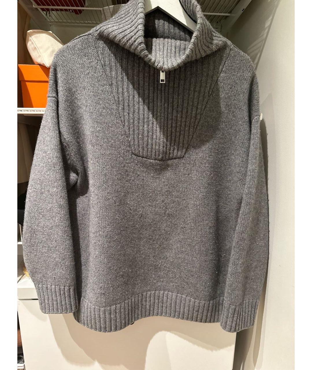 12 STOREEZ Серый кашемировый джемпер / свитер, фото 5