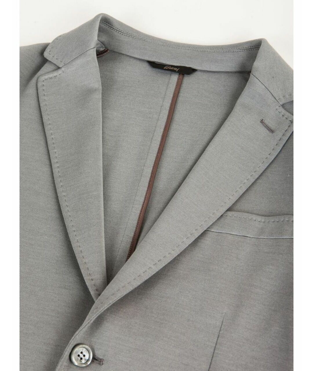 BRIONI Серый шелковый пиджак, фото 5