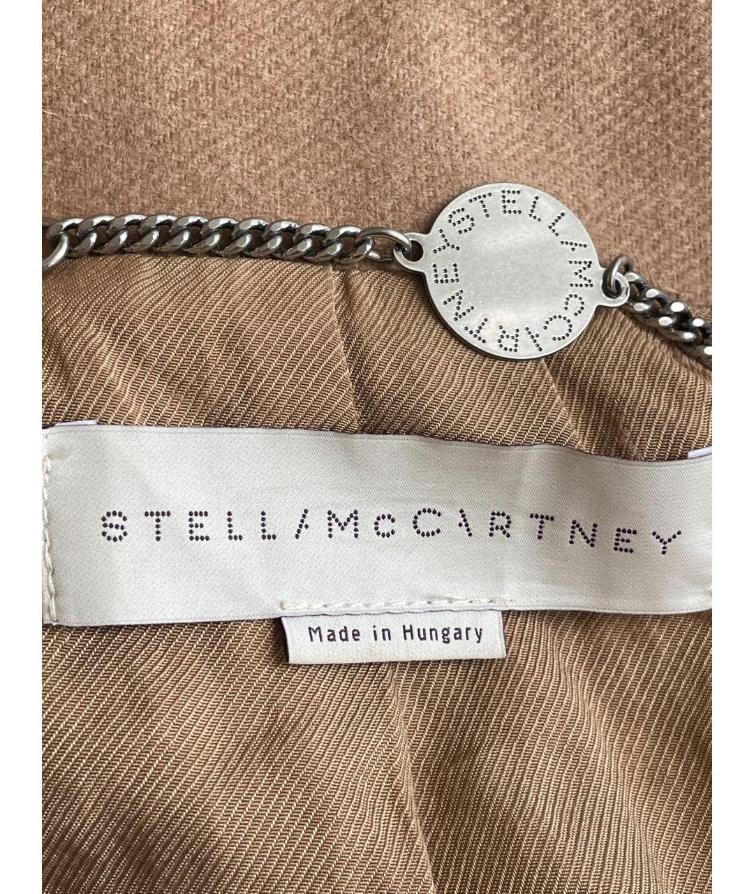 STELLA MCCARTNEY Бежевое шерстяное пальто, фото 5