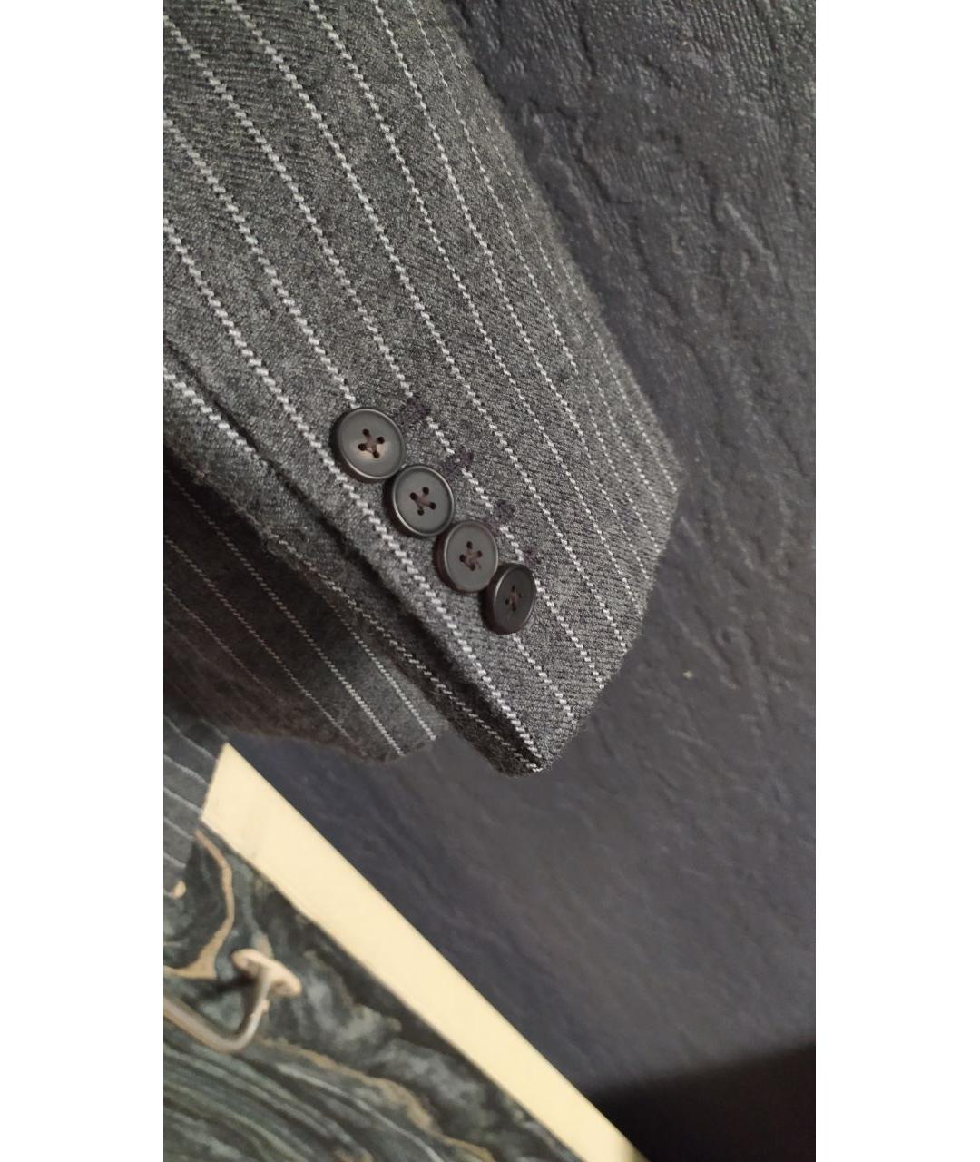 HAIDER ACKERMANN Серый шерстяной пиджак, фото 6