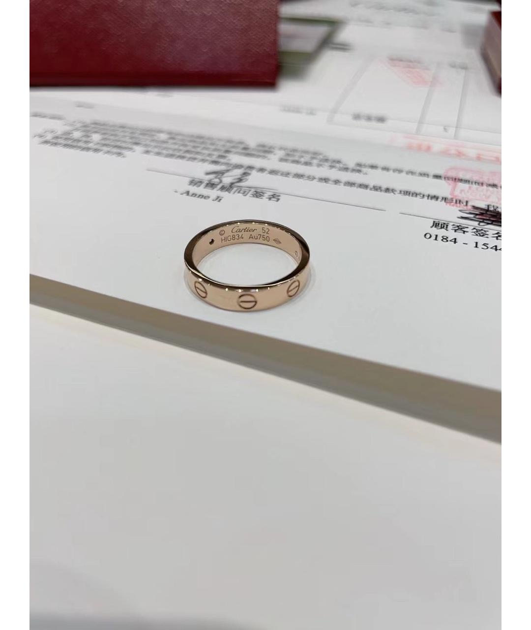 CARTIER Золотое кольцо из розового золота, фото 5