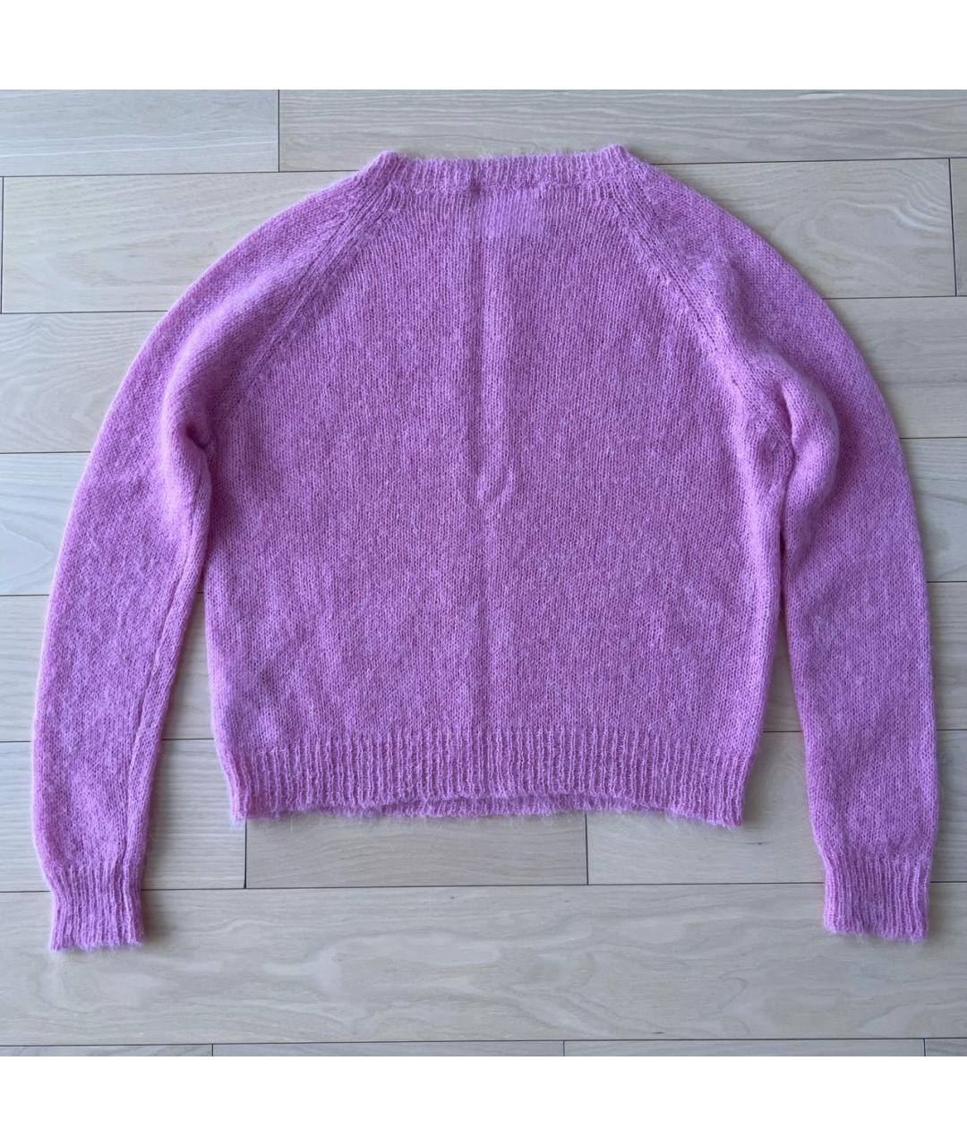 ERIKA CAVALLINI Розовый шерстяной джемпер / свитер, фото 2