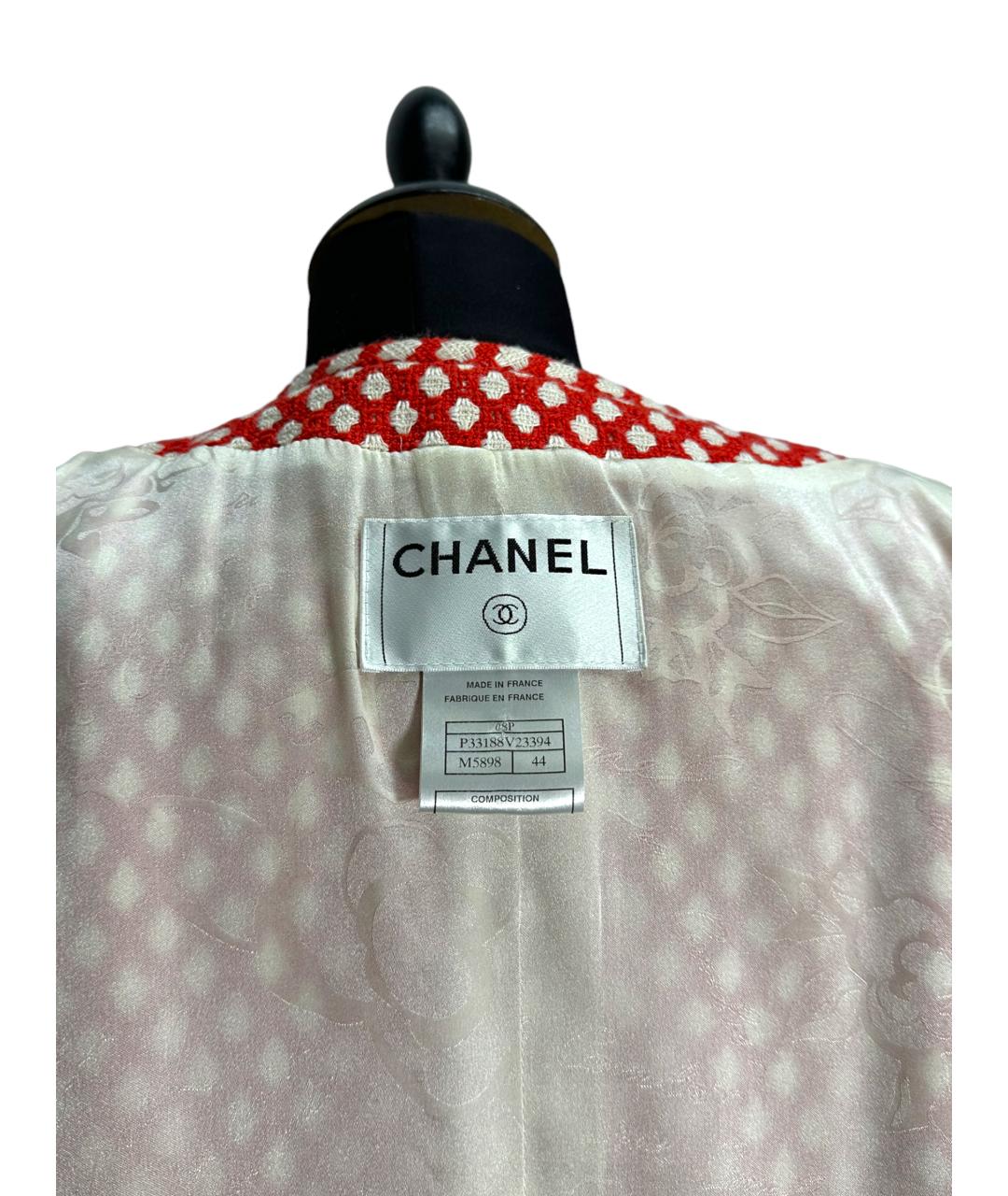 CHANEL PRE-OWNED Мульти твидовый жакет/пиджак, фото 5