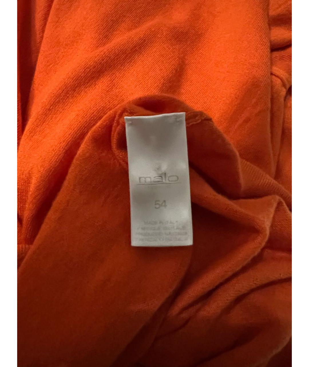 MALO Оранжевый кашемировый джемпер / свитер, фото 4