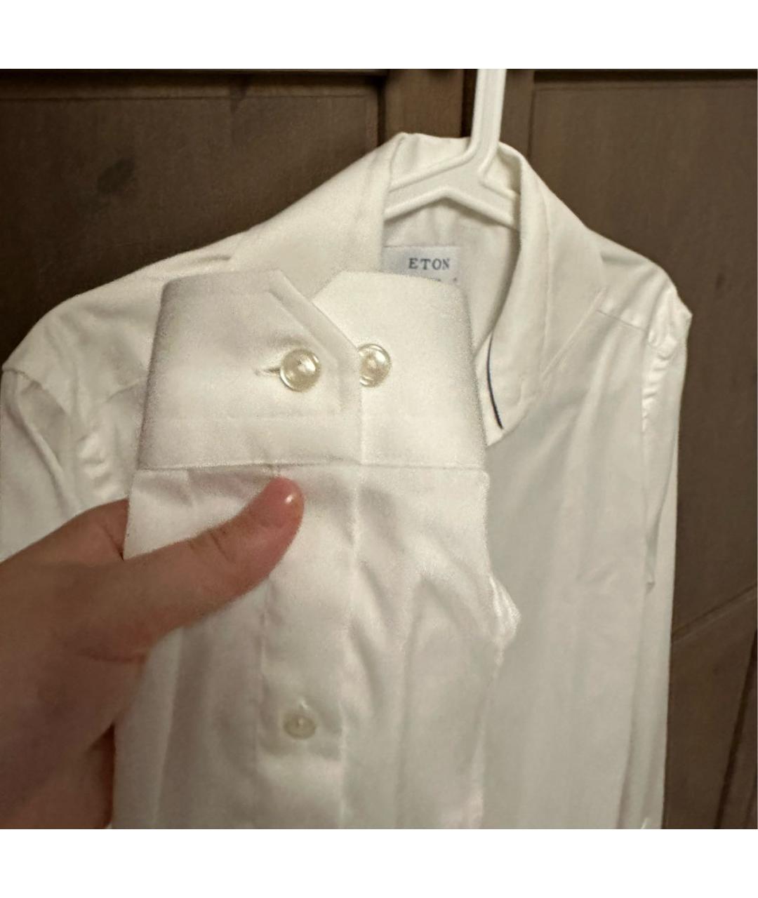 ETON Белая хлопковая классическая рубашка, фото 3