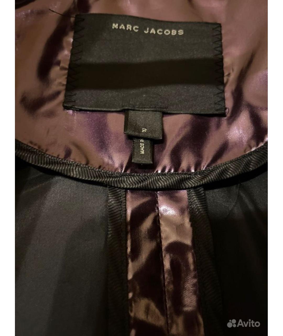 MARC JACOBS Фиолетовый полиэстеровый тренч/плащ, фото 3