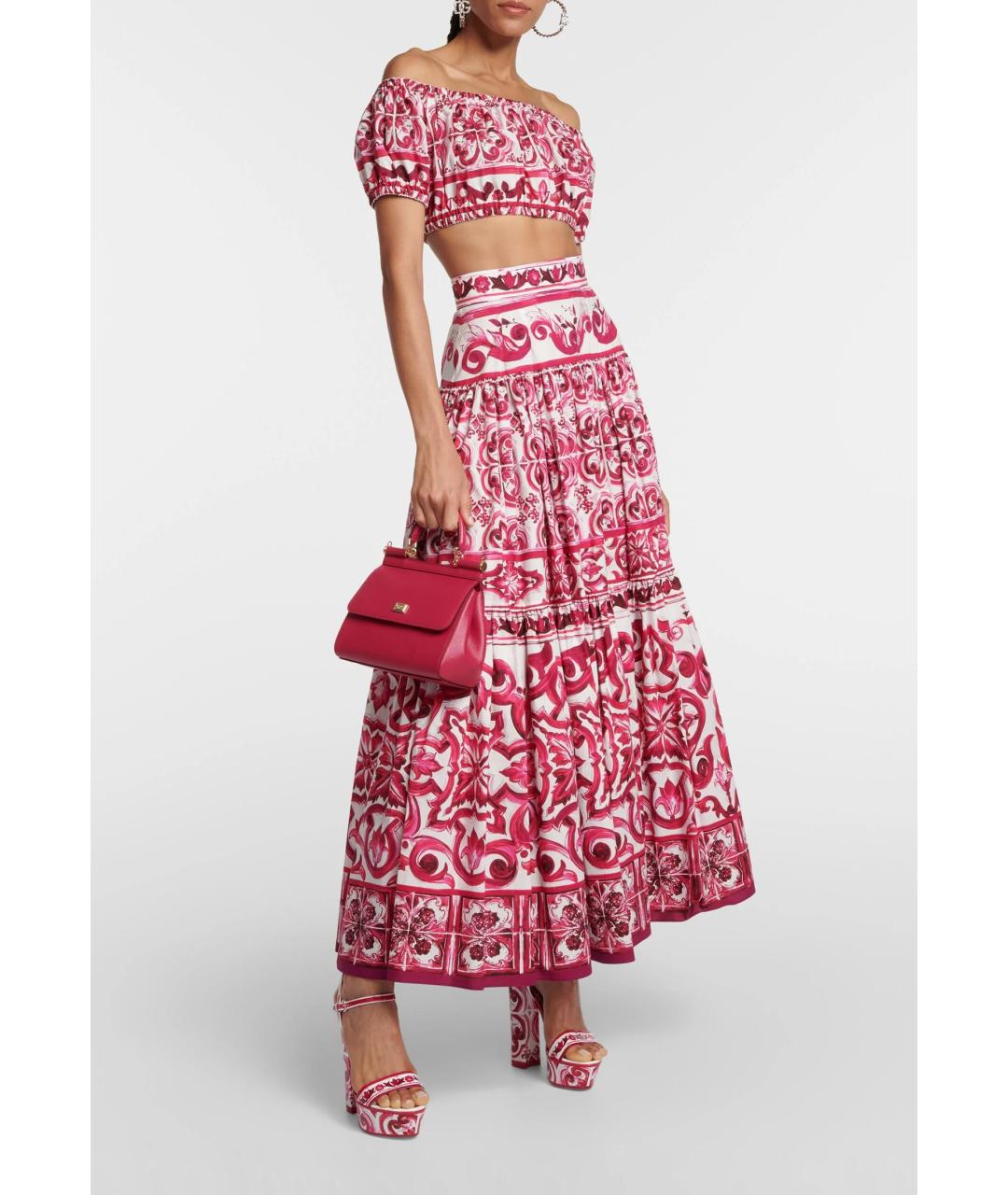 DOLCE&GABBANA Розовая футболка, фото 3