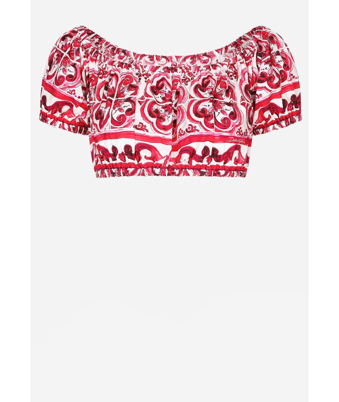 DOLCE&GABBANA Розовая футболка, фото 5