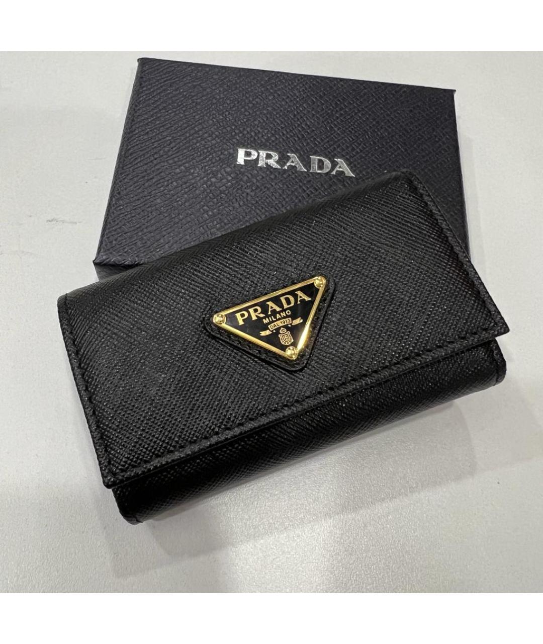 PRADA Черная ключница, фото 5