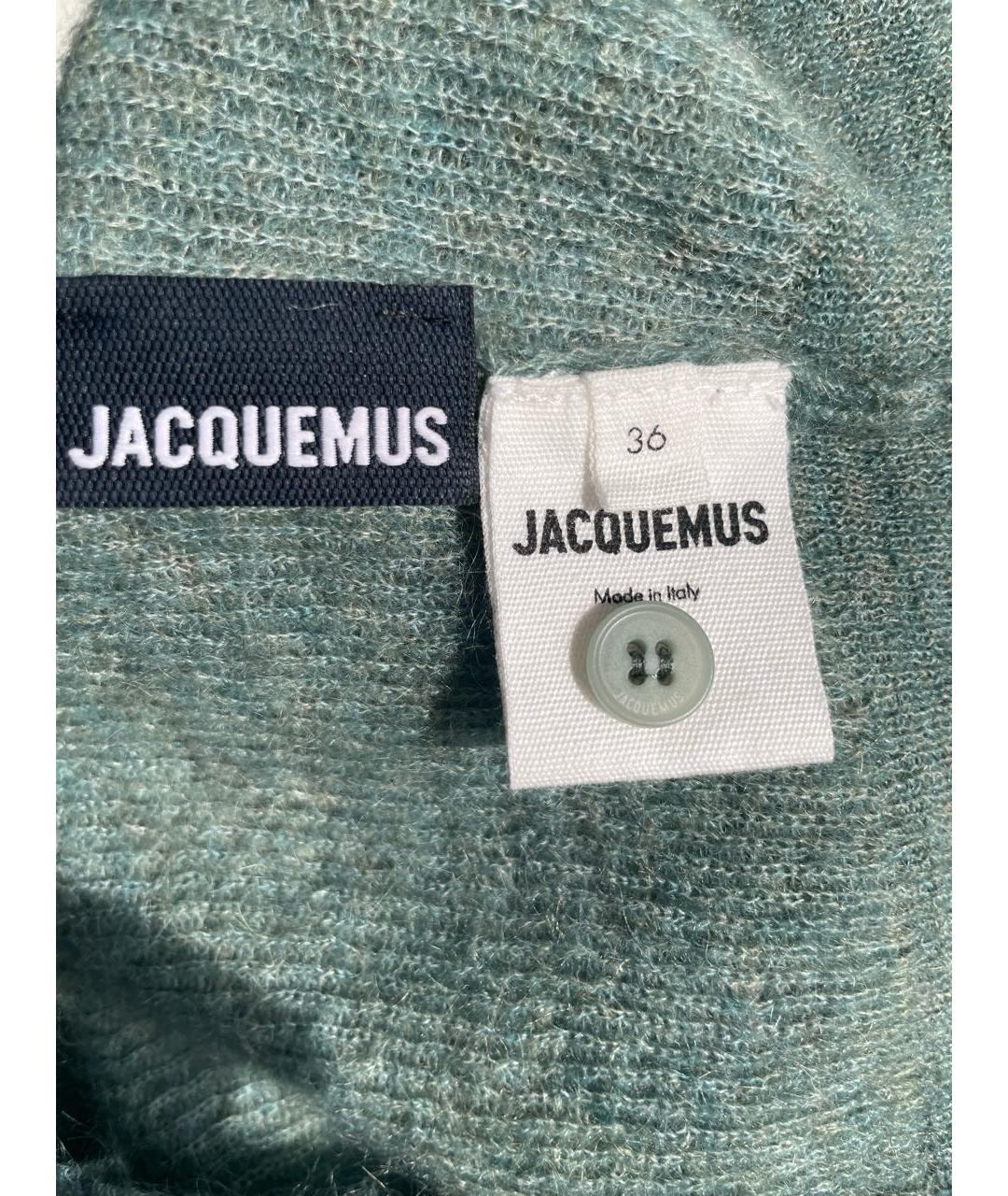 JACQUEMUS Зеленый джемпер / свитер, фото 3