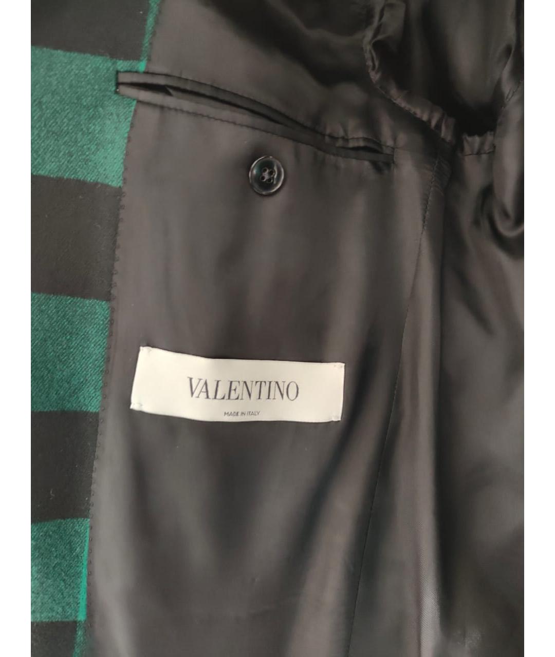 VALENTINO Зеленый шерстяной пиджак, фото 4