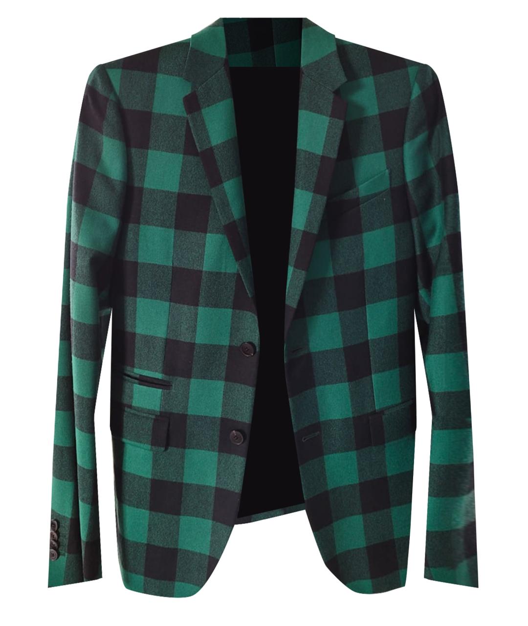 VALENTINO Зеленый шерстяной пиджак, фото 1