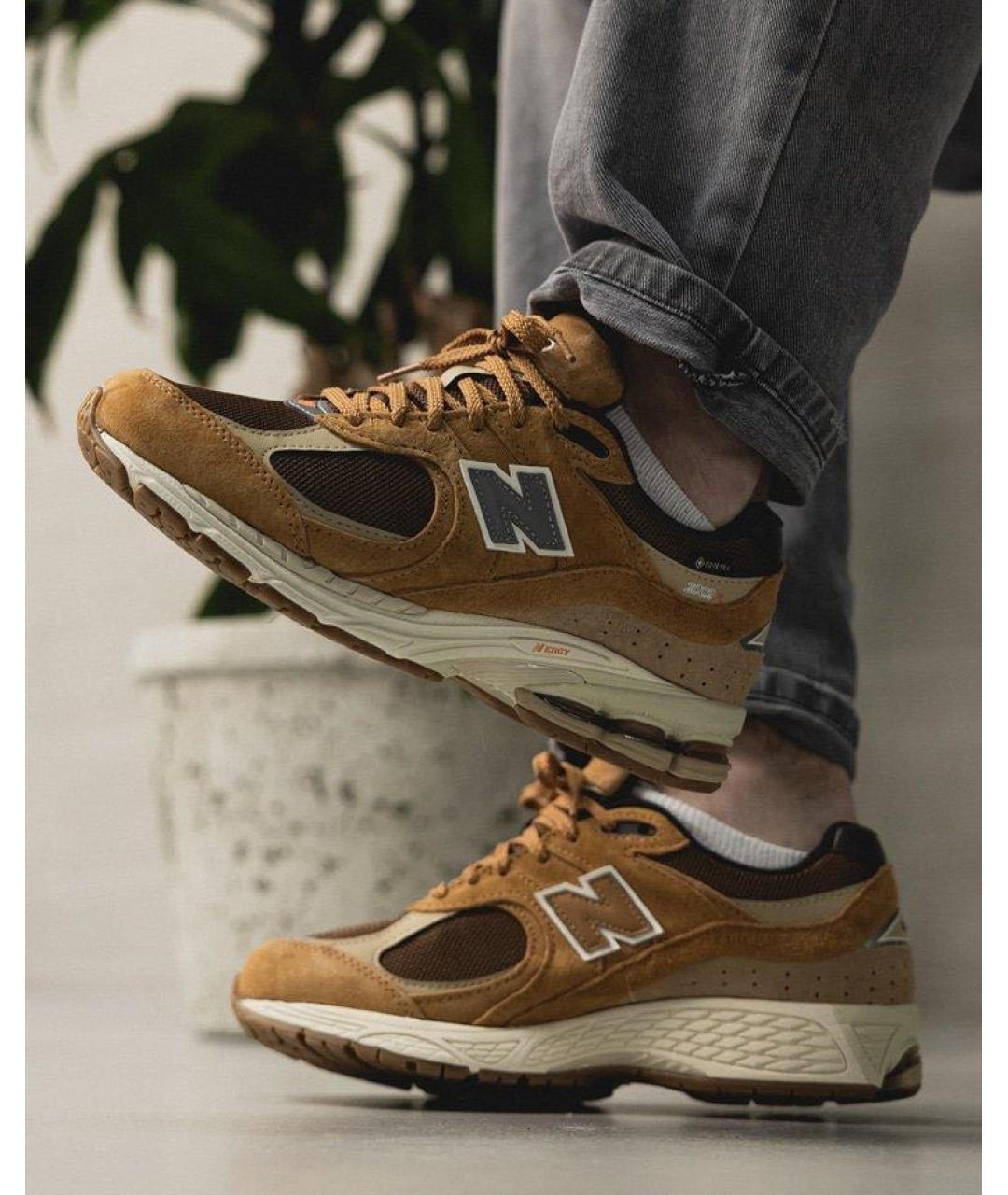 NEW BALANCE Коричневые низкие кроссовки / кеды, фото 5