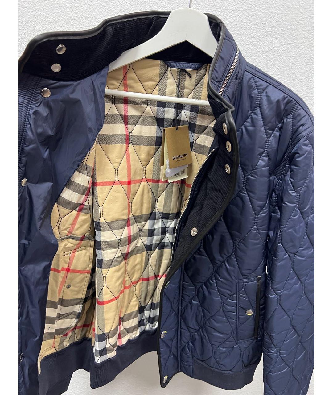 BURBERRY Синяя куртка, фото 5
