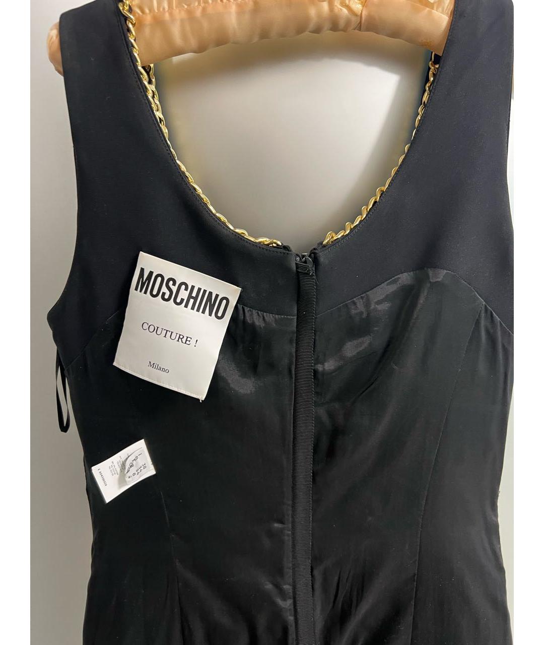 MOSCHINO Черное вечернее платье, фото 3