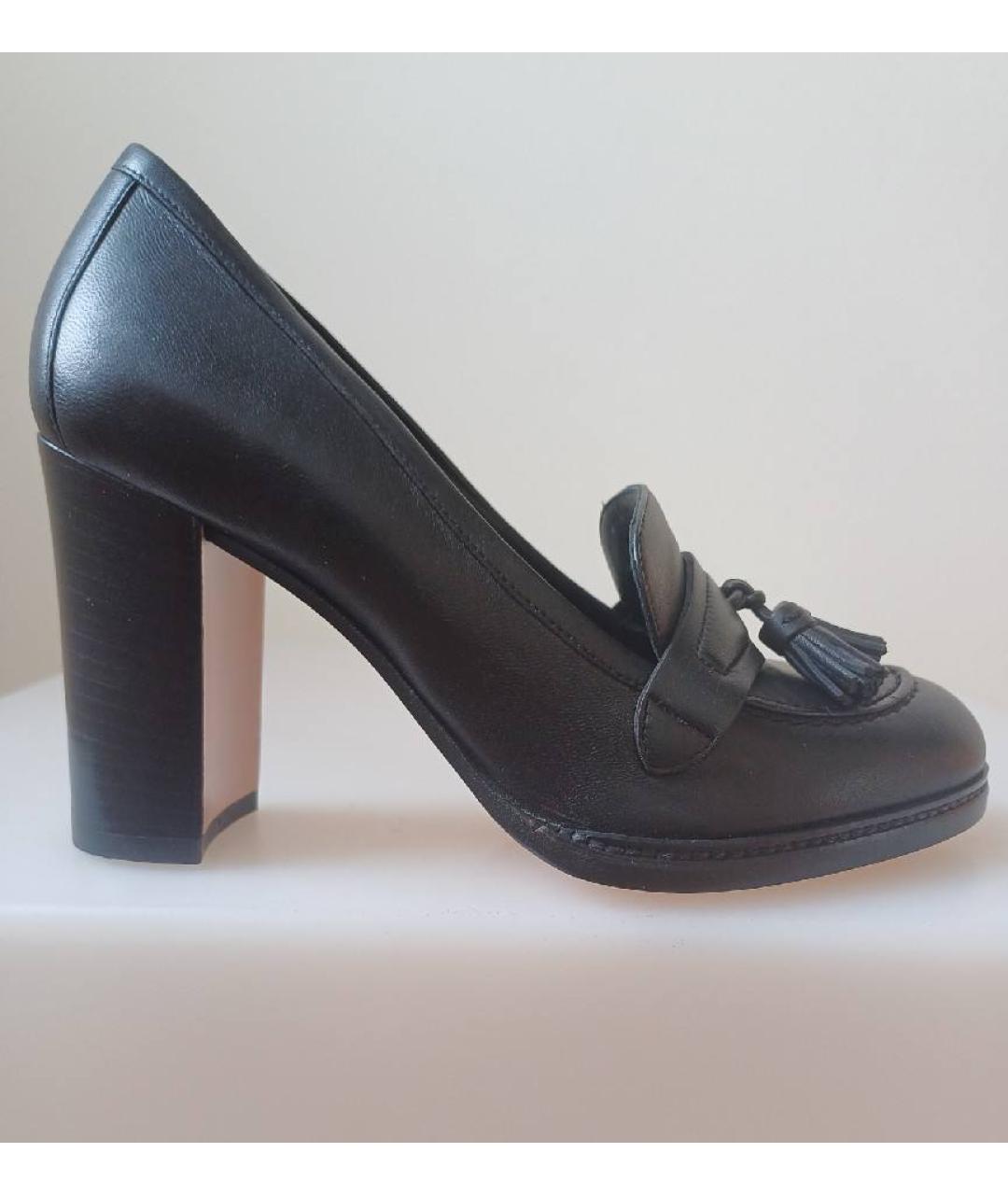 GIANVITO ROSSI Черные кожаные туфли, фото 6